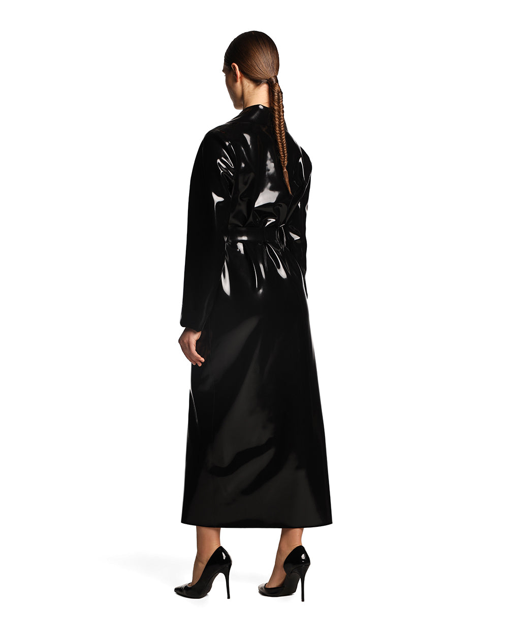 Latex Trench Coat "Obsi"