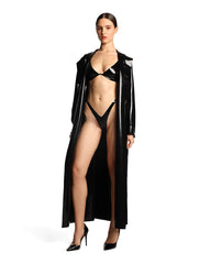 Latex Trench Coat "Obsi"