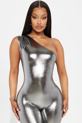 Metallic-Overall - Silber