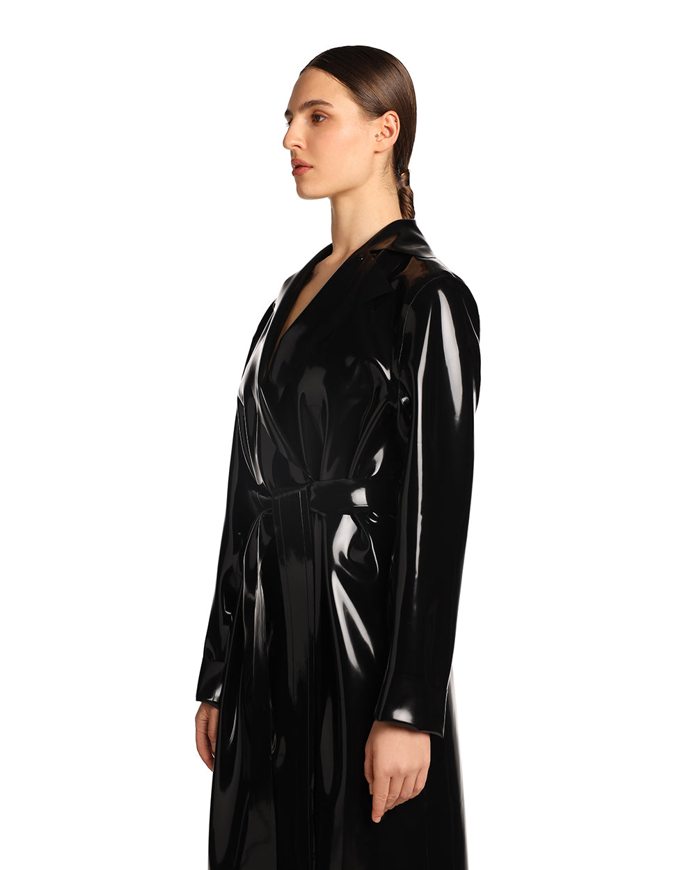 Latex Trench Coat "Obsi"