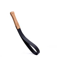 Leather Paddle with Wooden Handle