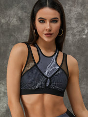 Hot Tie-dye Net Sports Bras