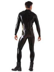 Latex Zipped Male Catsuit