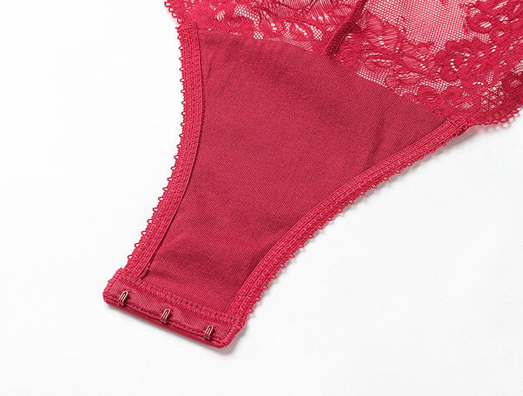 Lace Lined Balconette Bodysuit