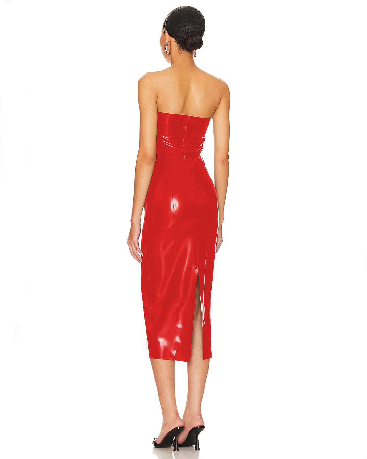 Latex Strapless Dress