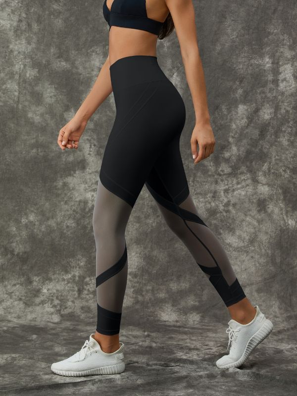 Schnelltrocknende Mesh-Leggings 