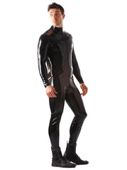 اللاتكس مضغوط Catsuit الذكور 