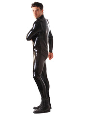 Latex Zipped Male Catsuit