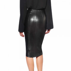 Faux Leather Skirt