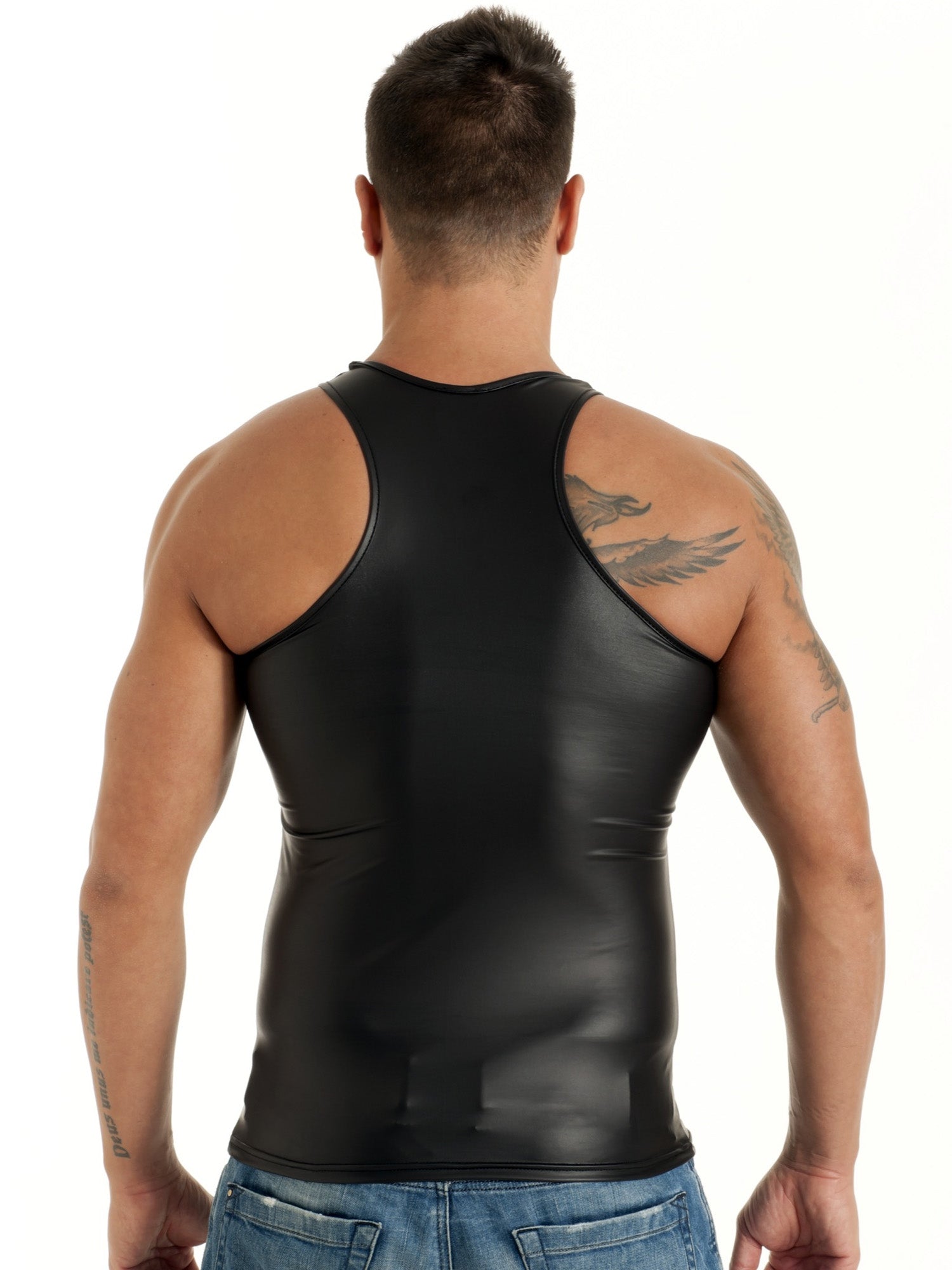 Leatherette Marco Tank Top