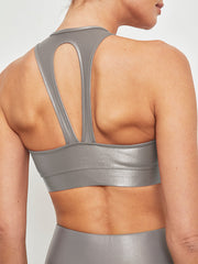 Brave Shine Bra - Steel Grey