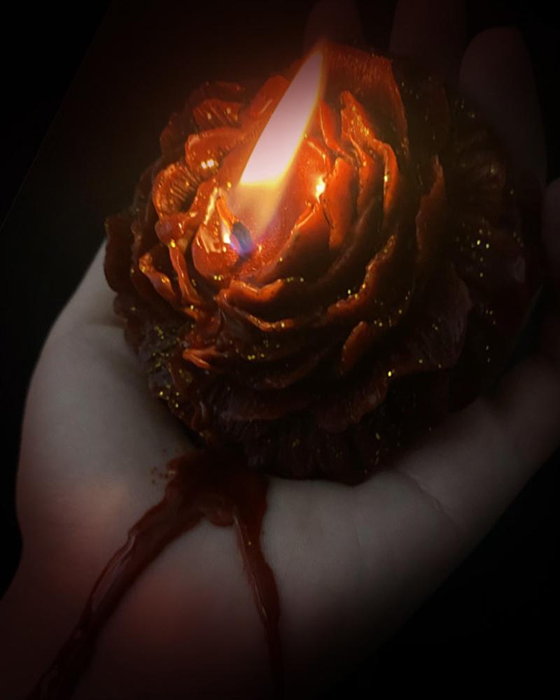 Peony Flower ，Low Temp Wax Play Candle