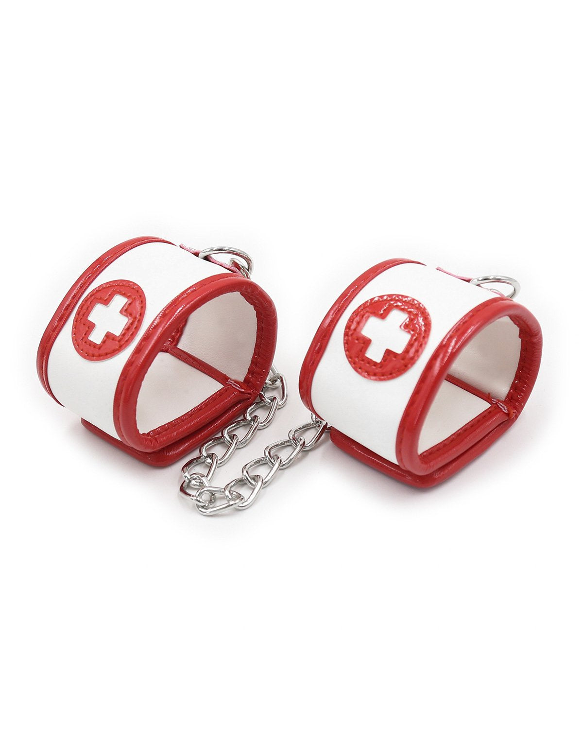 Nurse Leather Three-piece Handcuffs