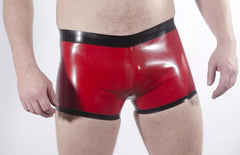 Sexy Latex-Boxershorts für Herren