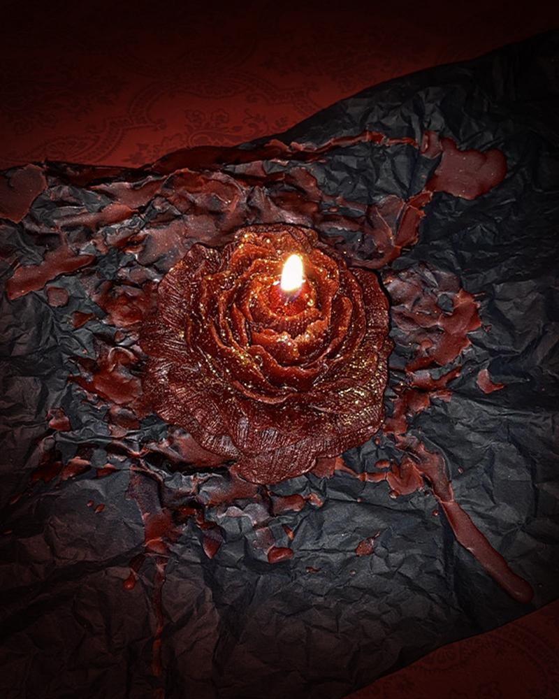 Peony Flower ，Low Temp Wax Play Candle