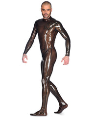 Men's Sexy Latex One-piece Tights