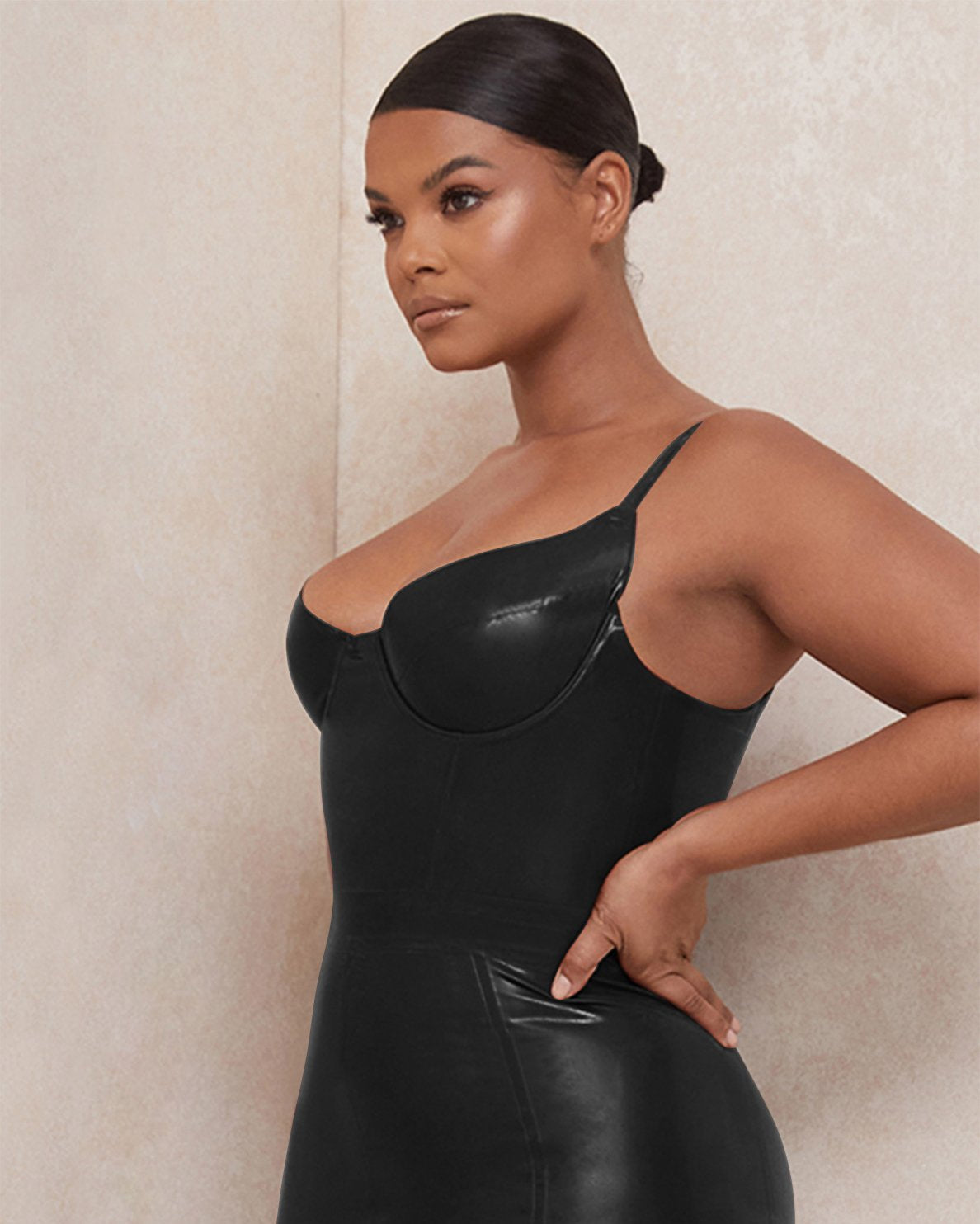 Latex Bustier Bodysuit