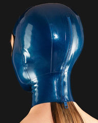 Sexy Maske aus Latex mit kontrastierenden Augen und Mund 