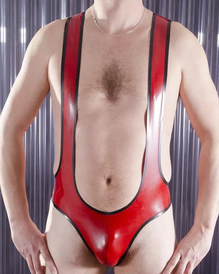 Latex Wrestle Suit Thong