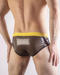 Men's Silky Sexy Latex Underwear