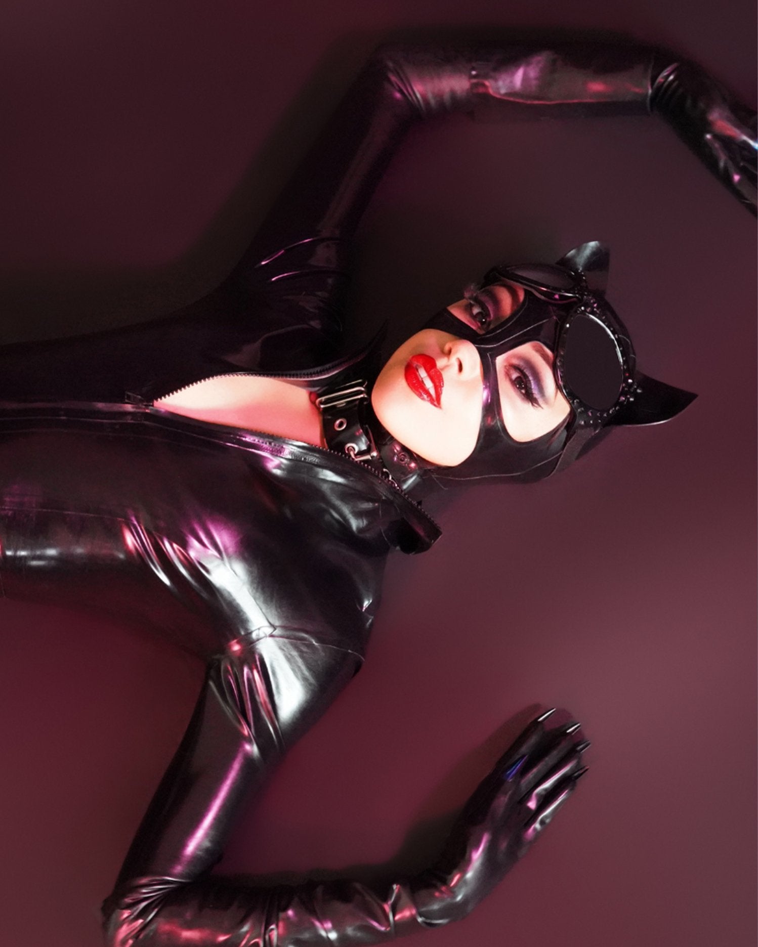 Kitten Sexy Latex Mask