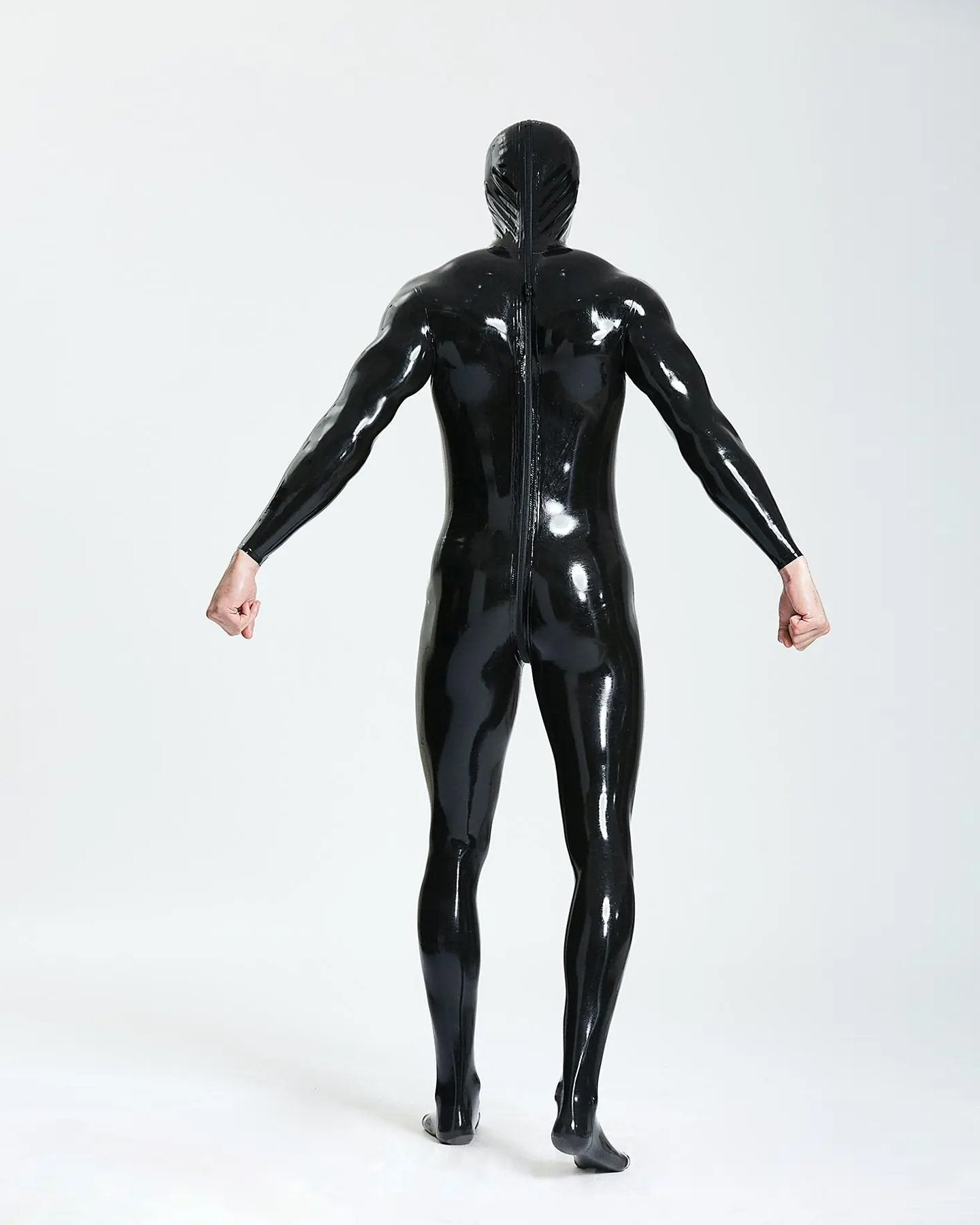 Male Latex  Fully-Enclosed Catsuit