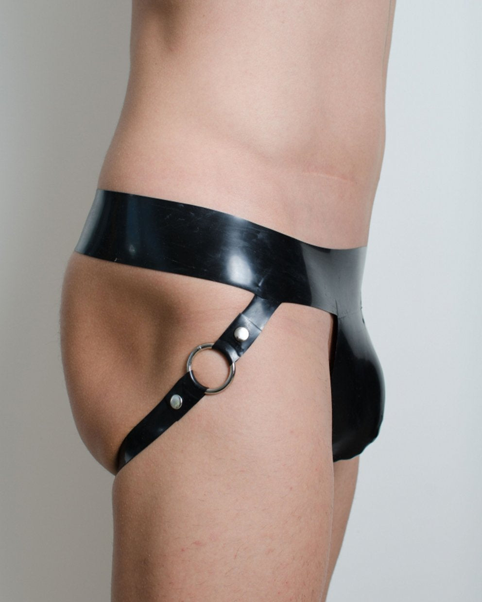 Low-Rise Sexy Latex Thong