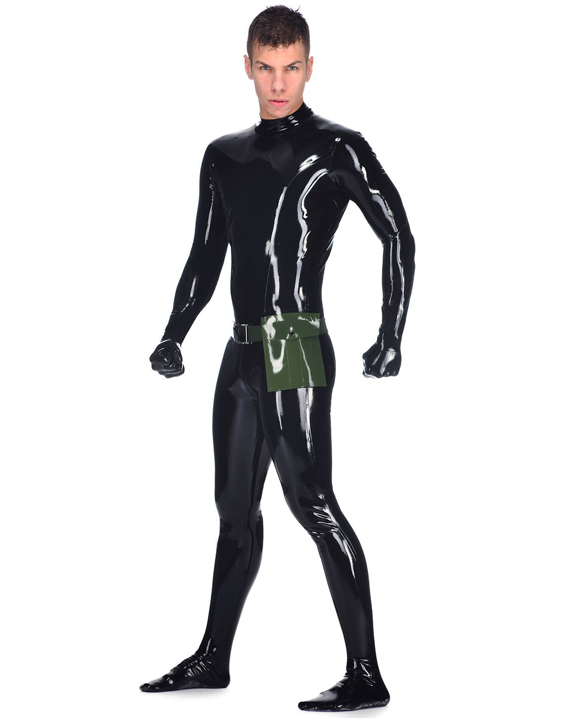 Men's Sexy Latex One-piece Tights Bodysuit