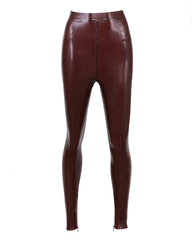 Latex High-waisted Leggings