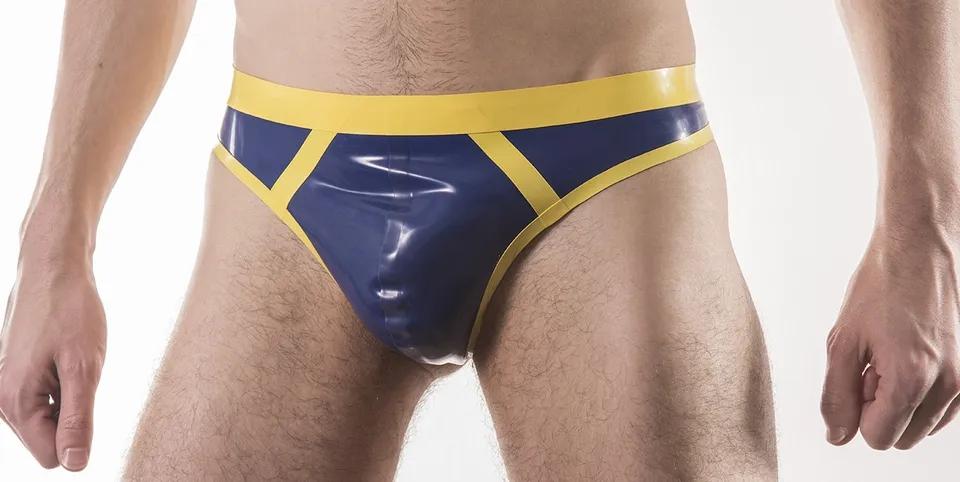 Men's Triangle Latex Underwear