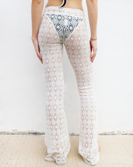 Beach Hollow Out Crochet Cover-Up Pants