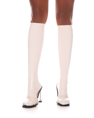 High Socks "Stella001" White