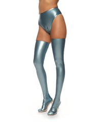 Stockings "Stella001" Metallic Blue