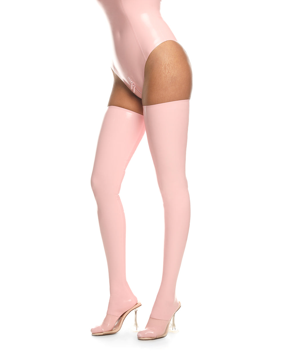 Stockings "Stella001" High Baby Pink