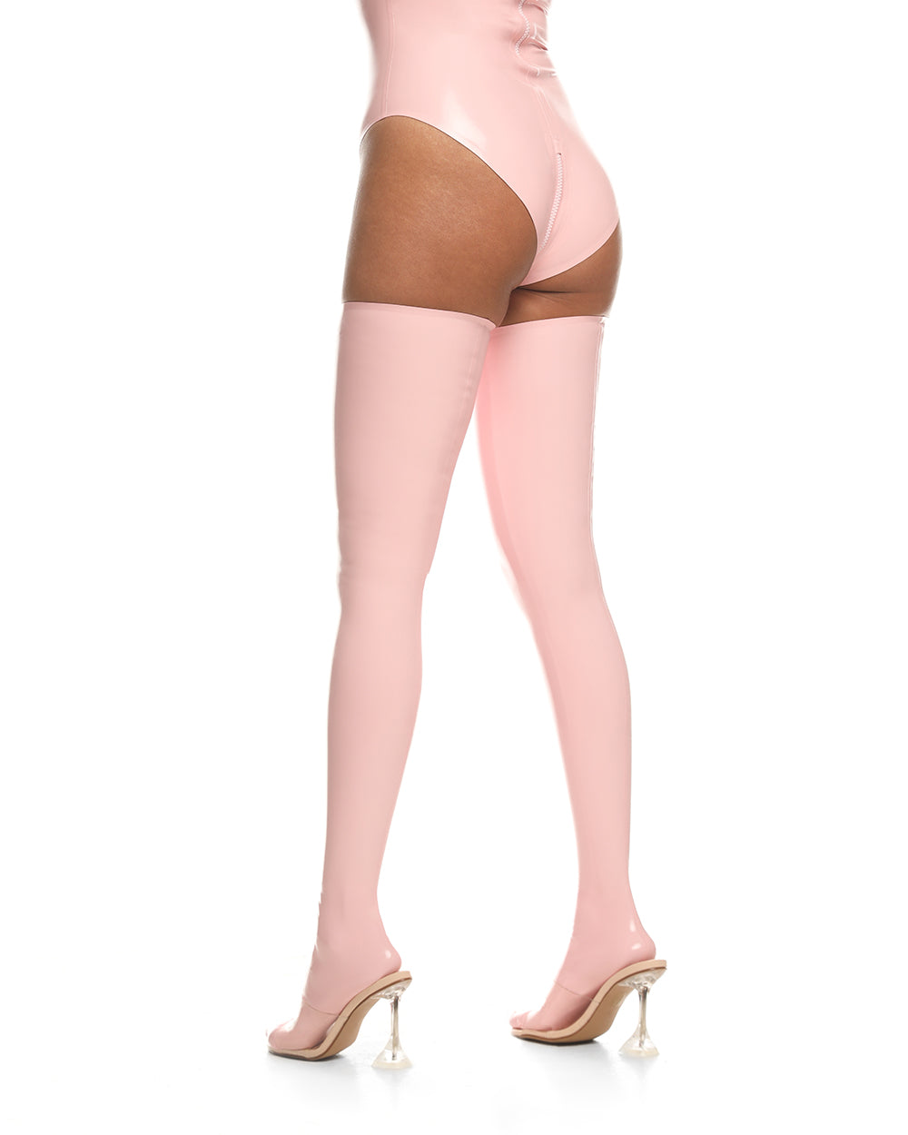 Stockings "Stella001" High Baby Pink