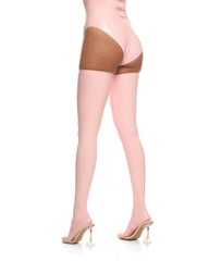 Stockings "Glimp" High Baby Pink